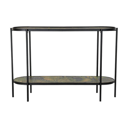 Console DKD Home Decor Black Green Metal MDF Wood 120 x 41 x 80 cm