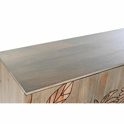 Sideboard DKD Home Decor Natural Grey Metal Mango wood (177 x 45 x 74 cm)