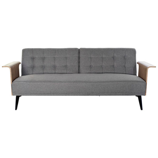 Sofabed DKD Home Decor Brown Grey Metal Urban 203 x 87 x 81 cm DKD Home Decor