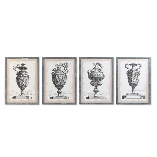 Painting DKD Home Decor Vase 50 x 2 x 70 cm Neoclassical (4 Pieces) DKD Home Decor