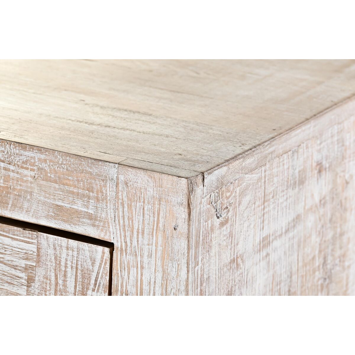 Sideboard DKD Home Decor Natural White Mango wood (193 x 40,6 x 91,4 cm)