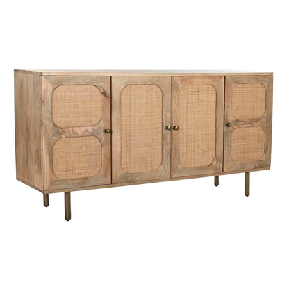 Sideboard DKD Home Decor Wood Mango wood Brown Natural 150 x 40 x 76 cm