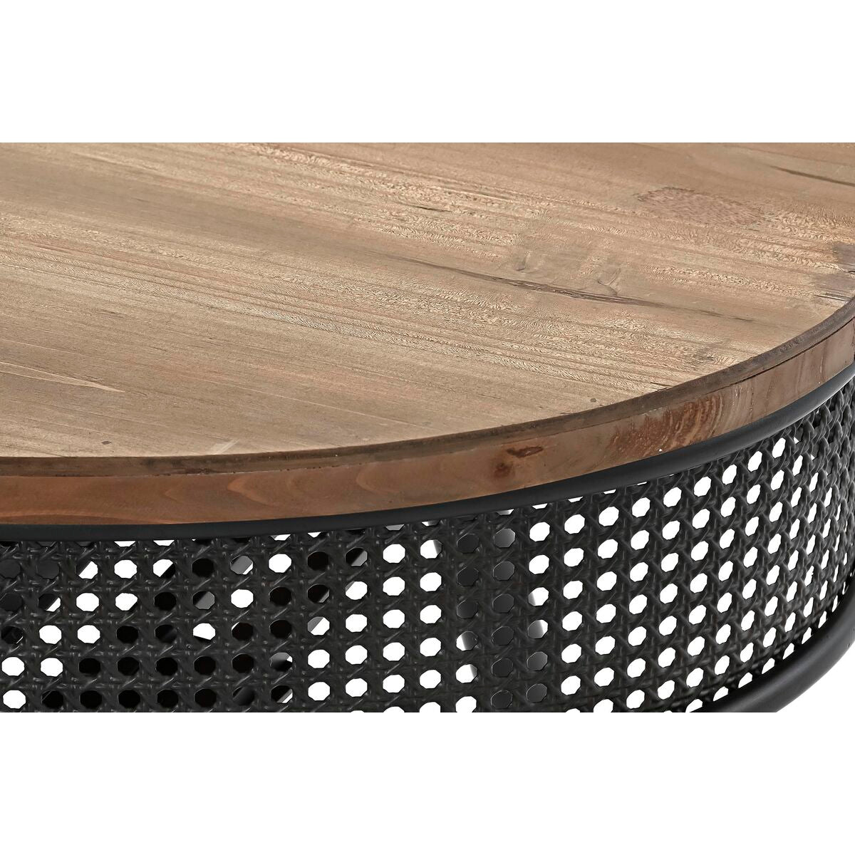 Centre Table DKD Home Decor Brown Black Metal Fir 120 x 58 x 42 cm