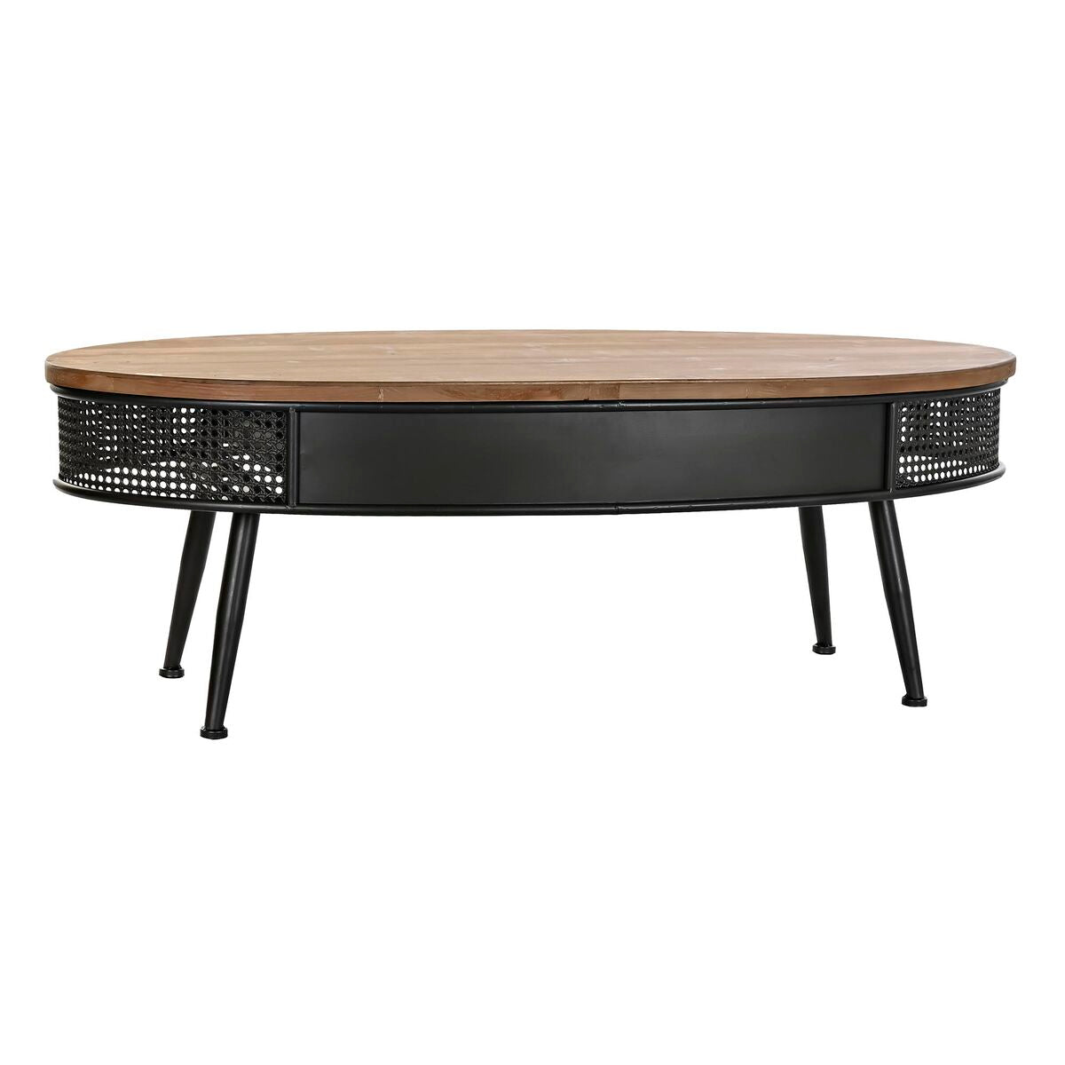 Centre Table DKD Home Decor Brown Black Metal Fir 120 x 58 x 42 cm