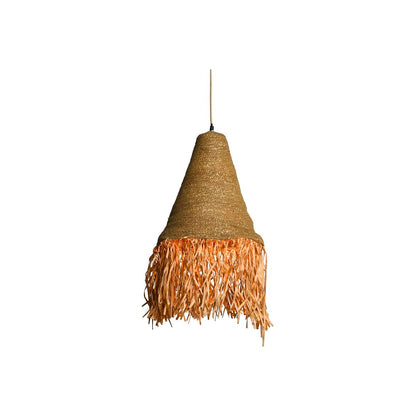 Ceiling Light DKD Home Decor Natural Iron 50 W Jute (44 x 44 x 67 cm) DKD Home Decor