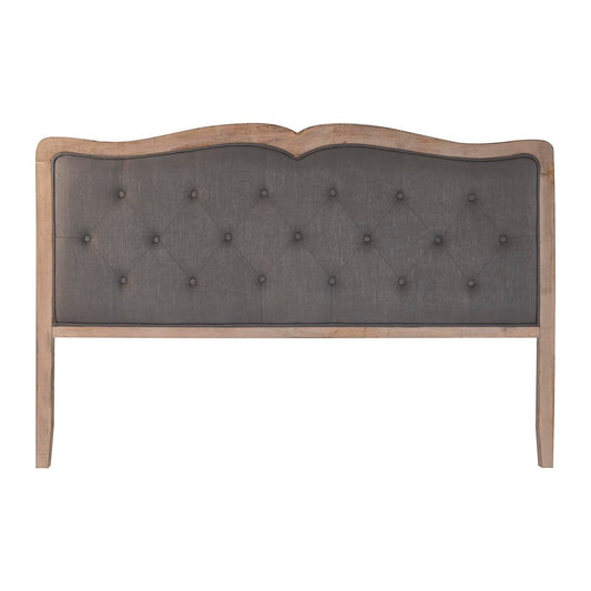 Headboard DKD Home Decor Dark grey Oak 180 x 10 x 120 cm