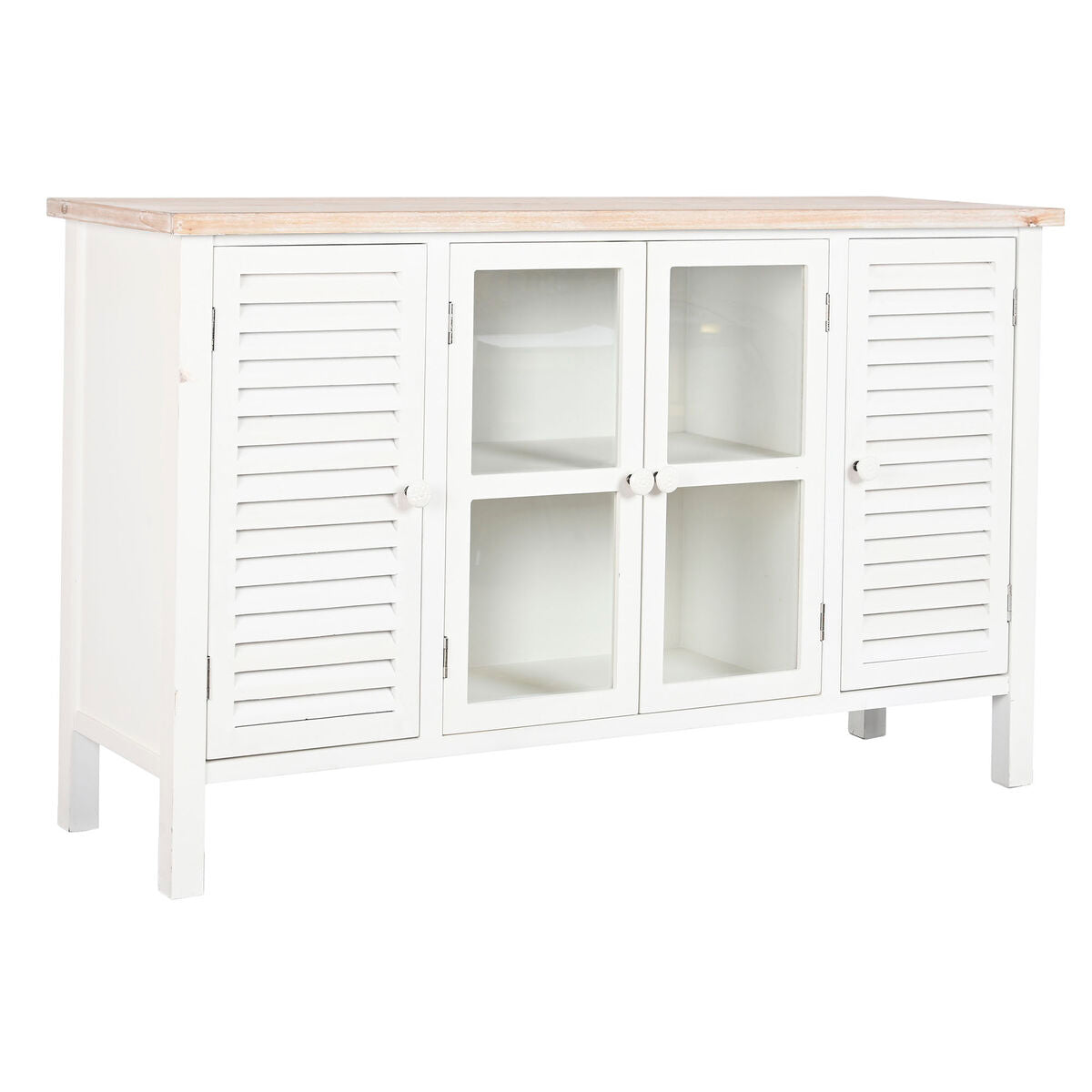 Sideboard DKD Home Decor White Fir MDF Wood 130 x 40 x 80 cm