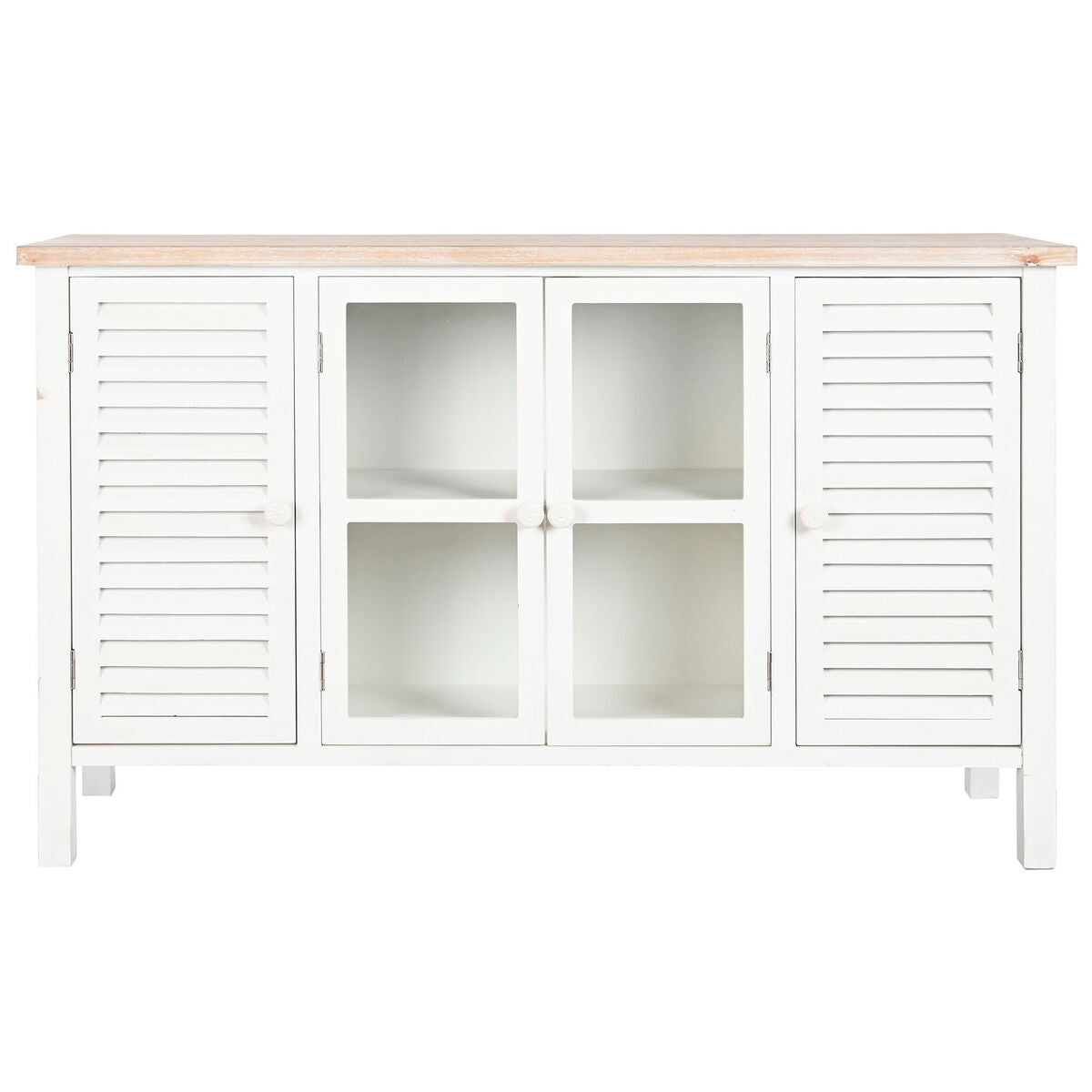 Sideboard DKD Home Decor White Fir MDF Wood 130 x 40 x 80 cm