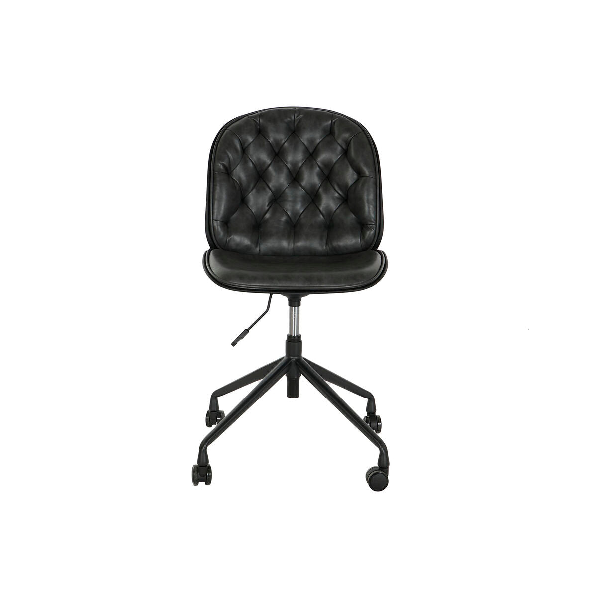 Chair DKD Home Decor Black Dark grey 47,5 x 57,5 x 83 cm