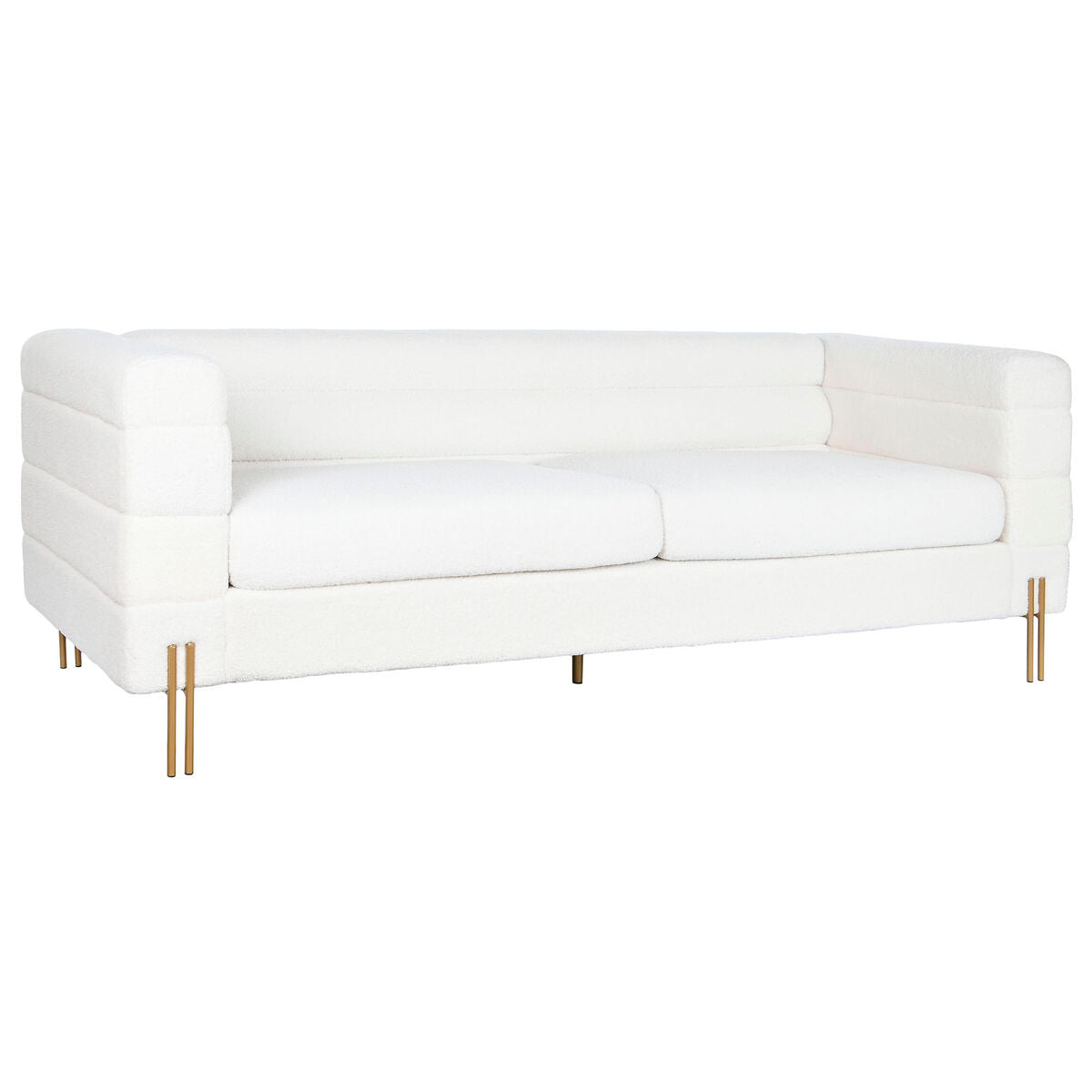 Sofa DKD Home Decor White Metal 205 x 85 x 73 cm