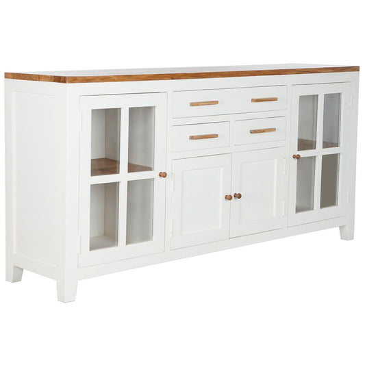 Sideboard DKD Home Decor White Brown 180 x 45 x 90 cm