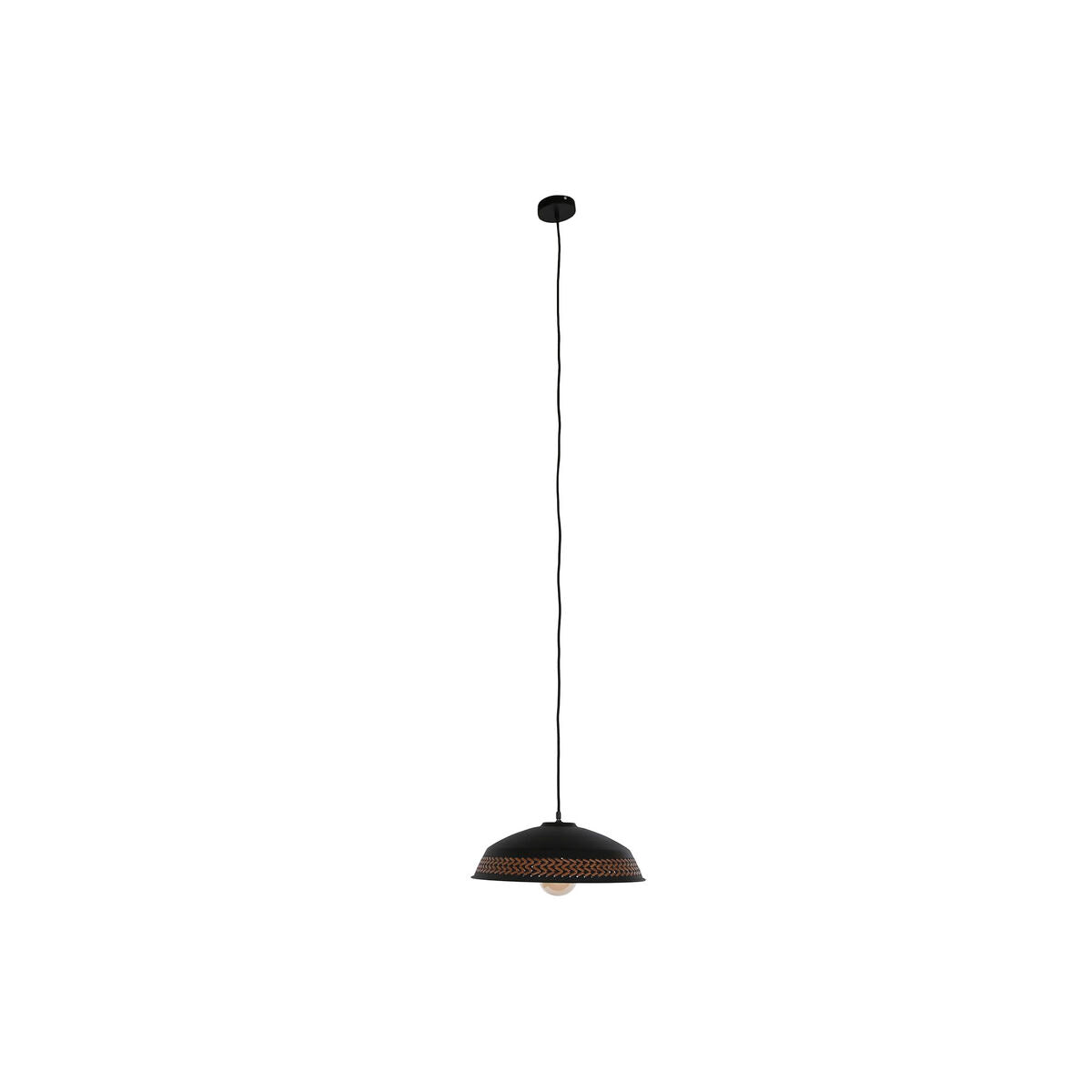 Ceiling Light DKD Home Decor Brown Black Cream Metal 50 W 42 x 42 x 24 cm (2 Units) DKD Home Decor