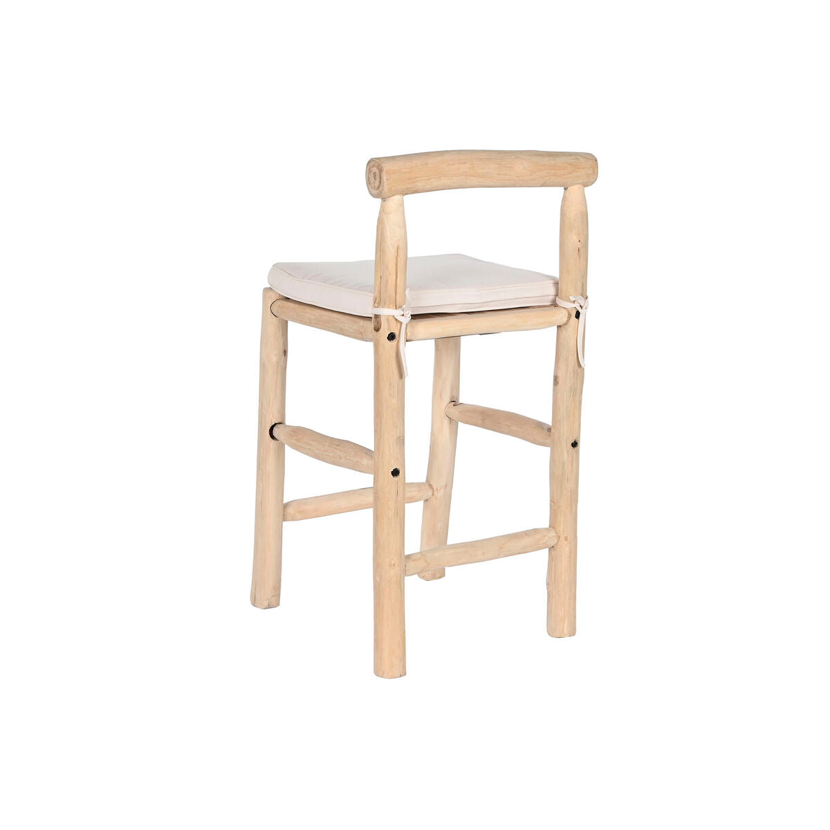 Stool DKD Home Decor Natural Teak 50 x 50 x 102 cm