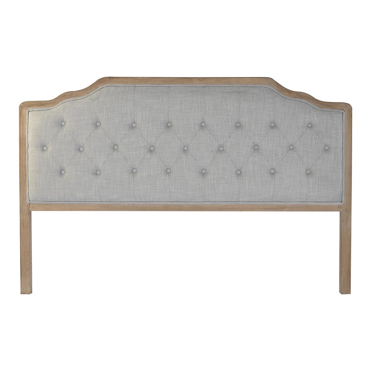 Headboard DKD Home Decor Grey Rubber wood 160 x 10 x 120 cm