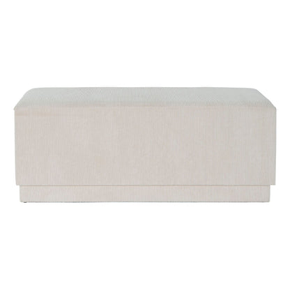 Bench DKD Home Decor Beige MDF Wood 100 x 40 x 40 cm