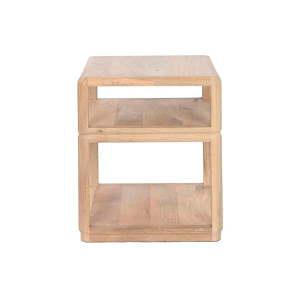 Side table Home ESPRIT Natural Mango wood 51 x 51 x 61 cm