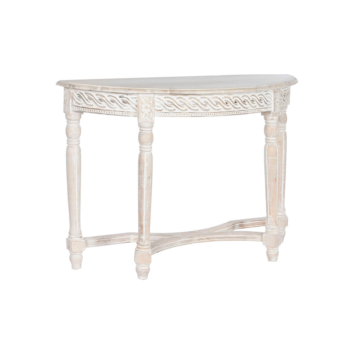 Console Home ESPRIT White Mango wood 114,3 x 38,1 x 82 cm