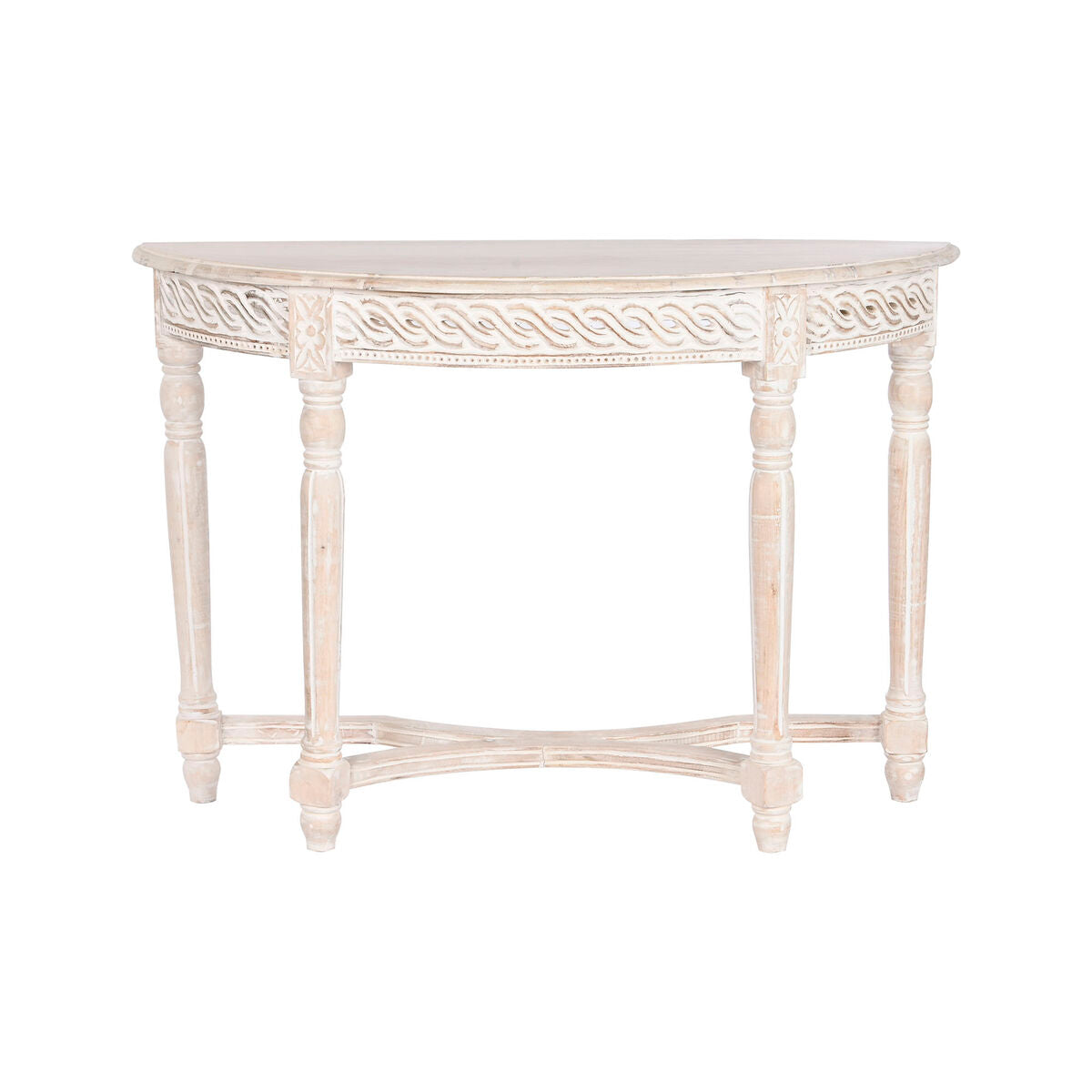 Console Home ESPRIT White Mango wood 114,3 x 38,1 x 82 cm