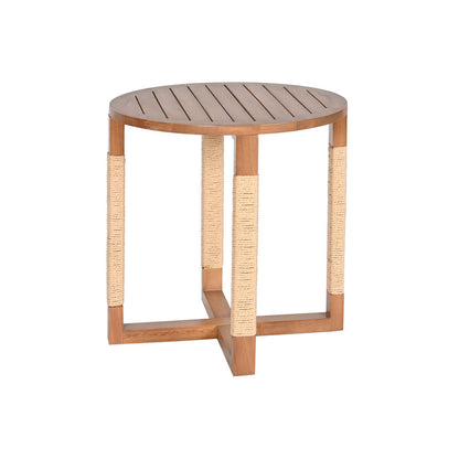 Side table Home ESPRIT Natural Fir MDF Wood 48 x 48 x 50,5 cm