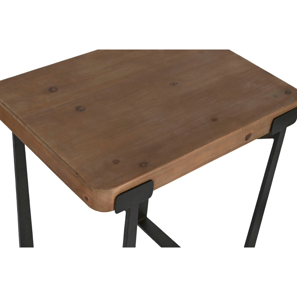 Set of 2 tables Home ESPRIT Brown Black 50 x 38 x 62 cm