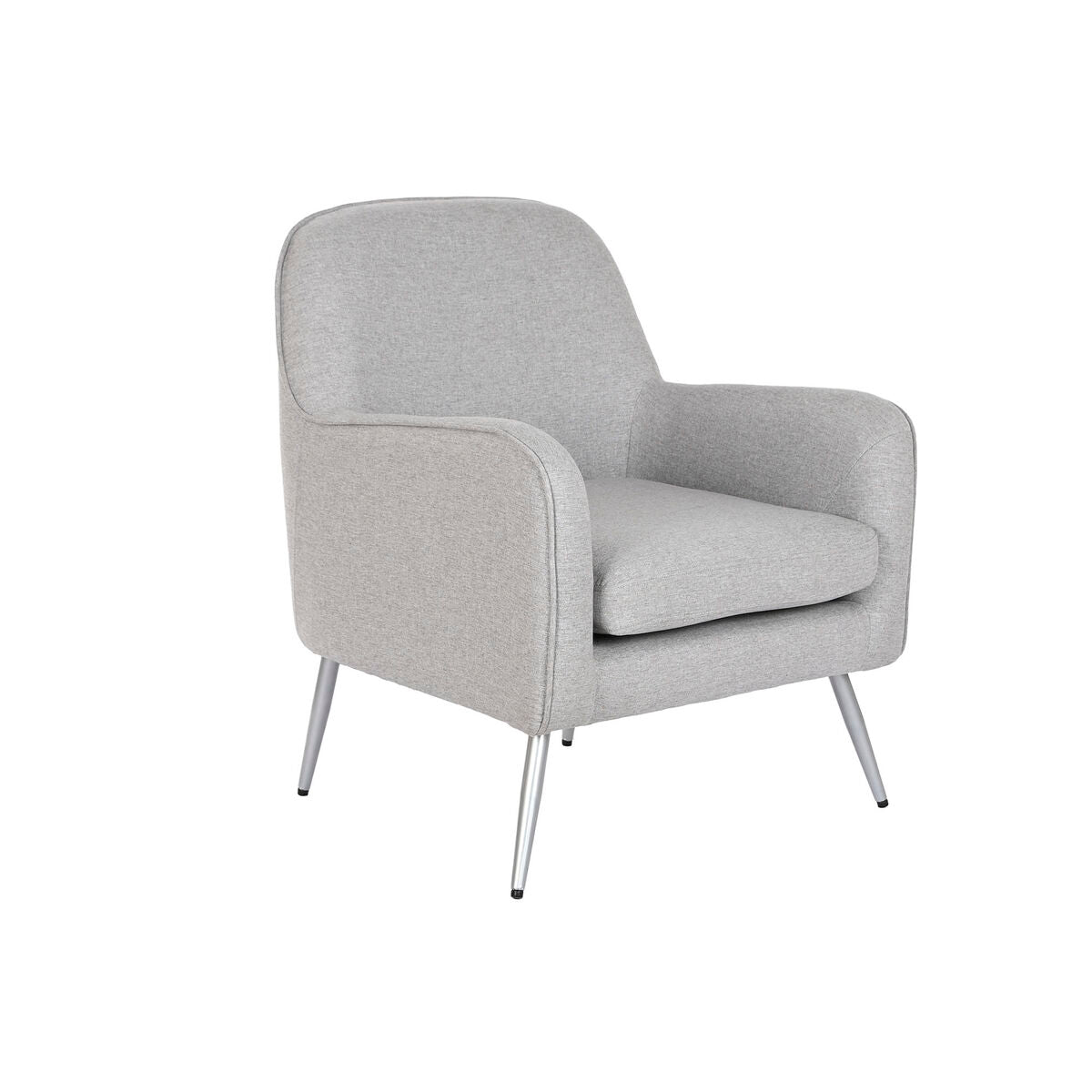 Armchair Home ESPRIT Grey Silver 71 x 68 x 81 cm