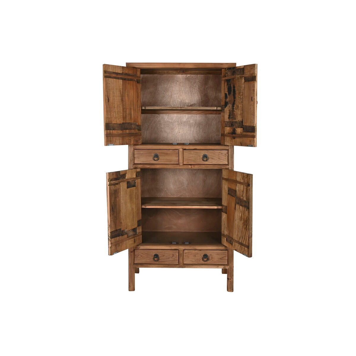 Cupboard Home ESPRIT Natural 80 x 40 x 176 cm