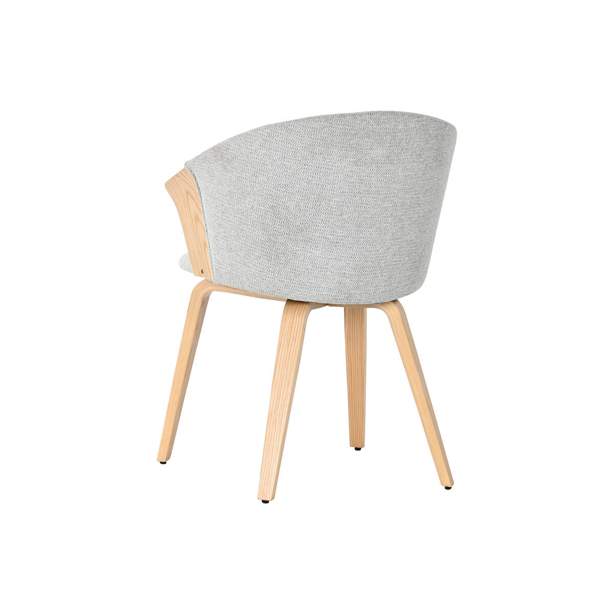 Dining Chair Home ESPRIT Grey Polyester Wood 60 x 57,5 x 79 cm