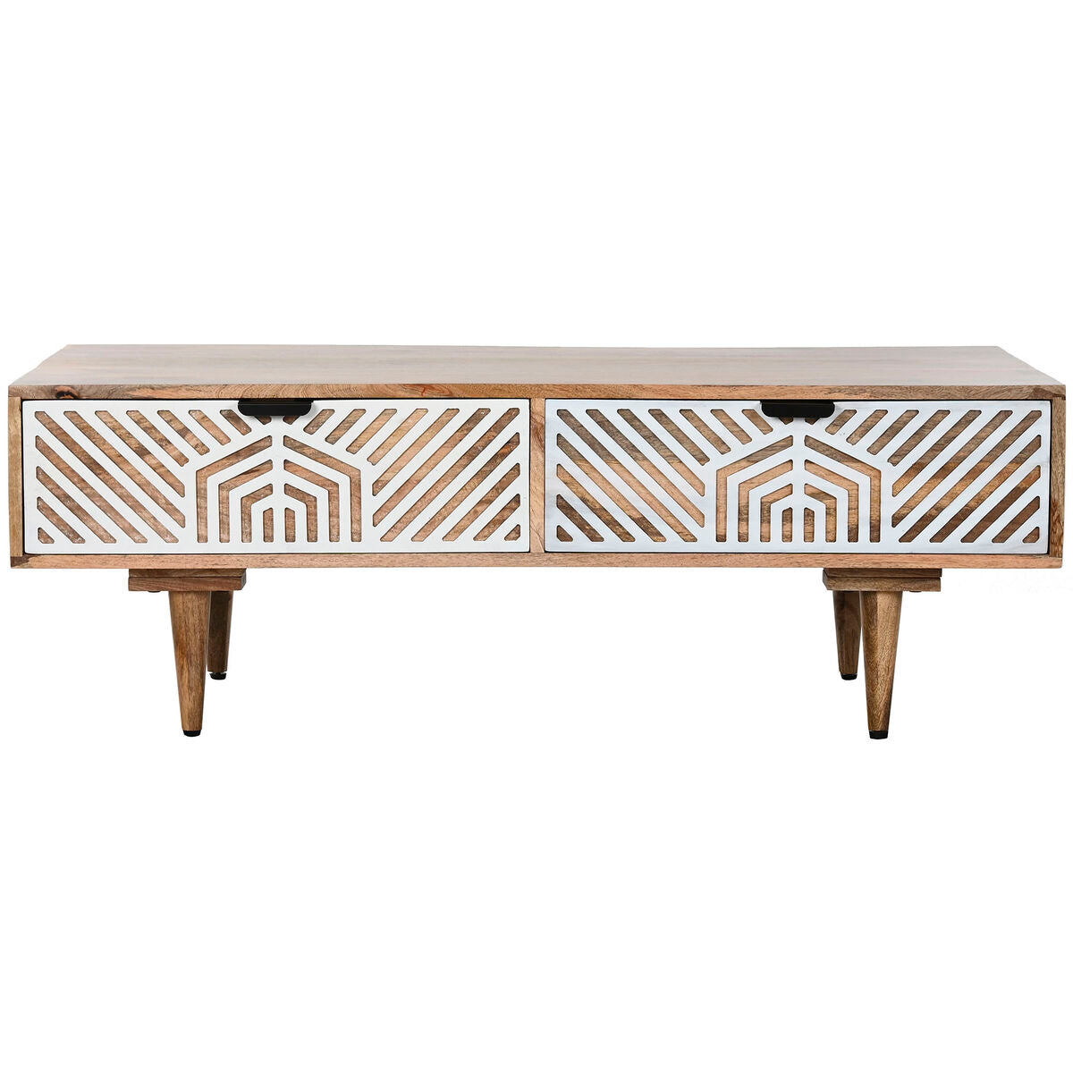 Centre Table Home ESPRIT White Mango wood 115 x 60 x 40 cm