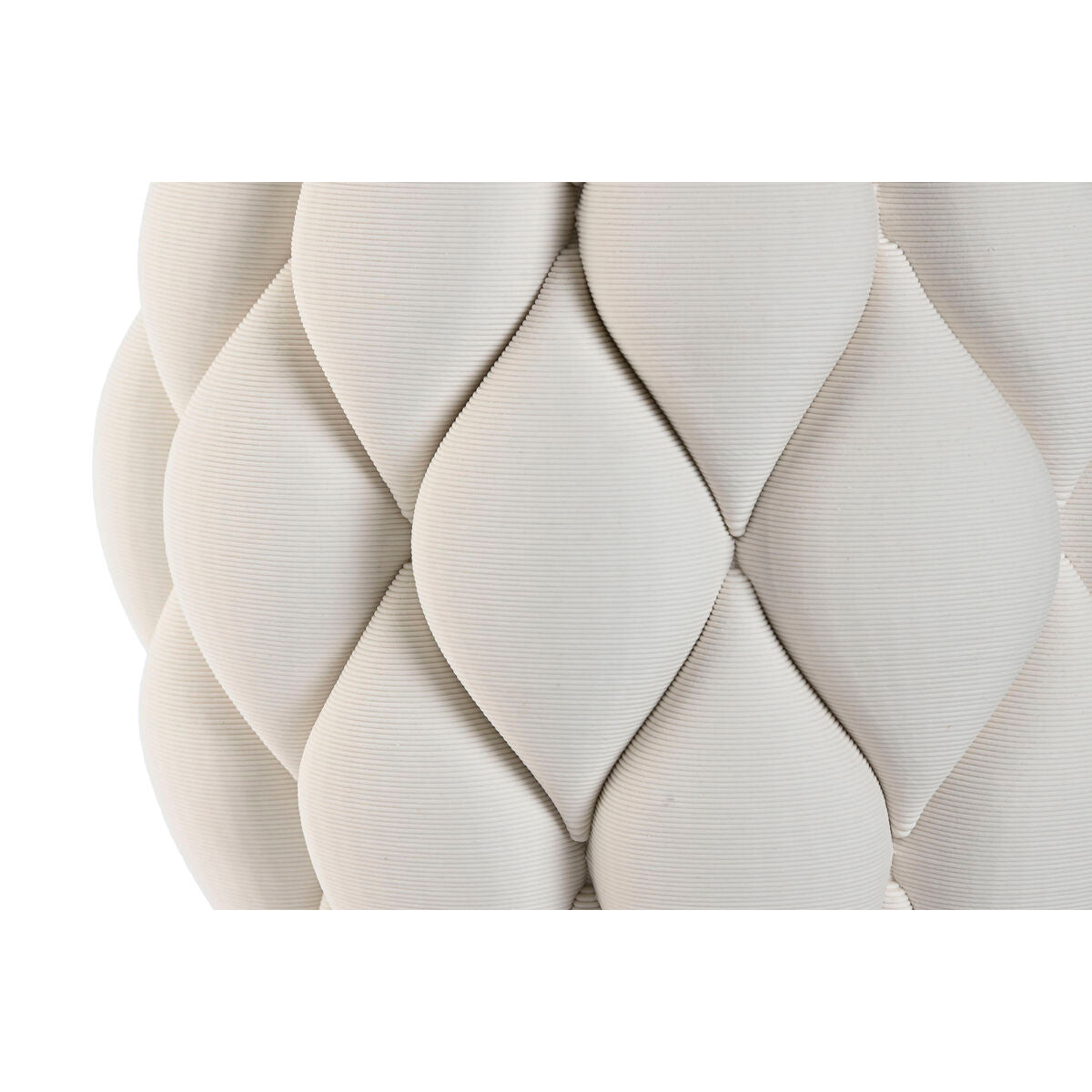 Vase Home ESPRIT White Ceramic Stoneware Modern 23 x 23 x 25 cm Home ESPRIT