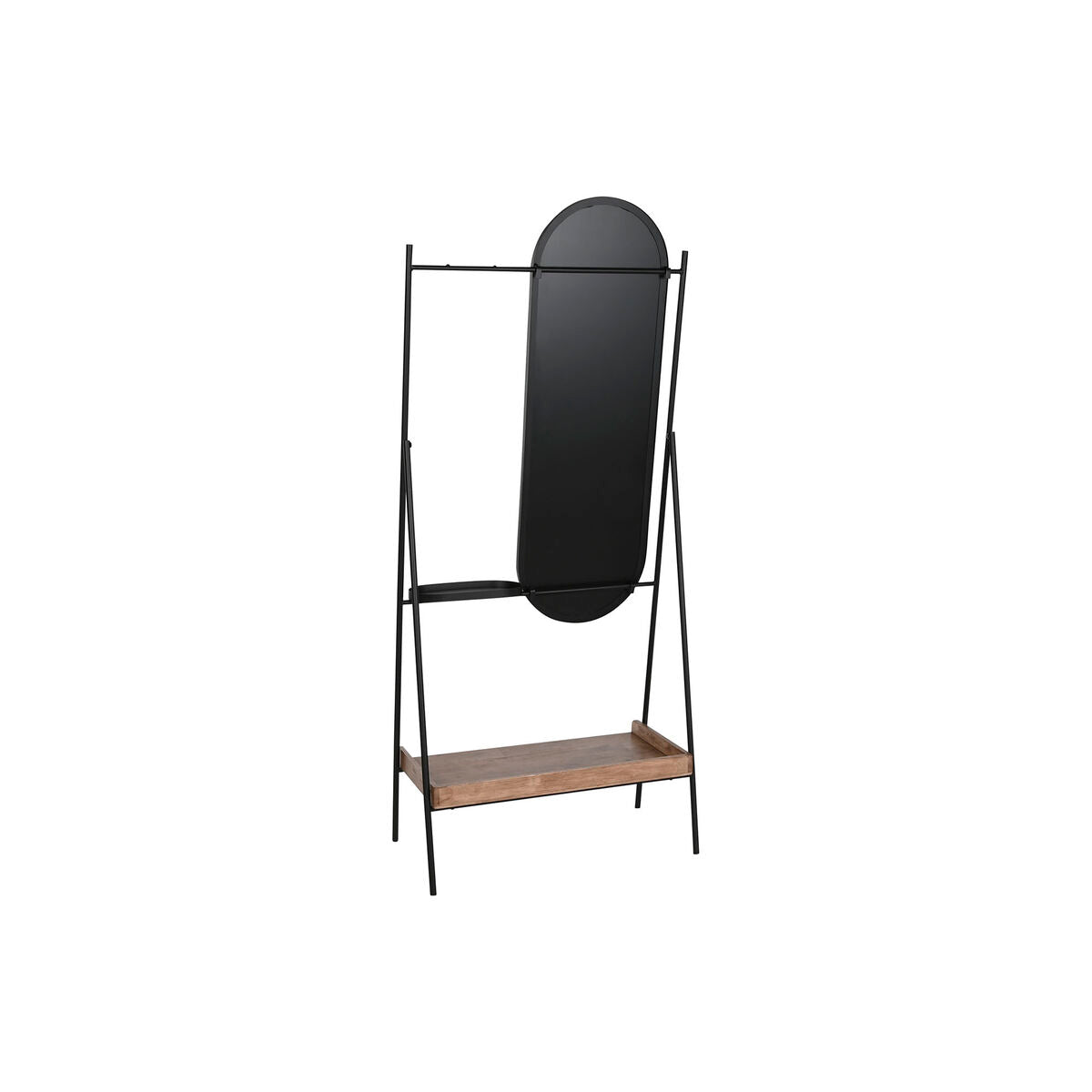 Hall Home ESPRIT Black Natural Metal Fir 80 x 41 x 183 cm