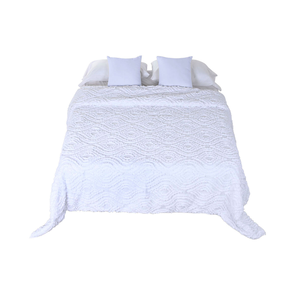 Bedspread (quilt) Home ESPRIT White 240 x 260 cm