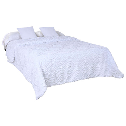 Bedspread (quilt) Home ESPRIT White 240 x 260 cm