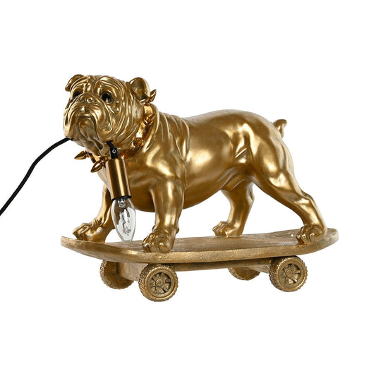 Desk lamp Home ESPRIT Golden Resin 220 V 45 X 23 X 34 cm Home ESPRIT