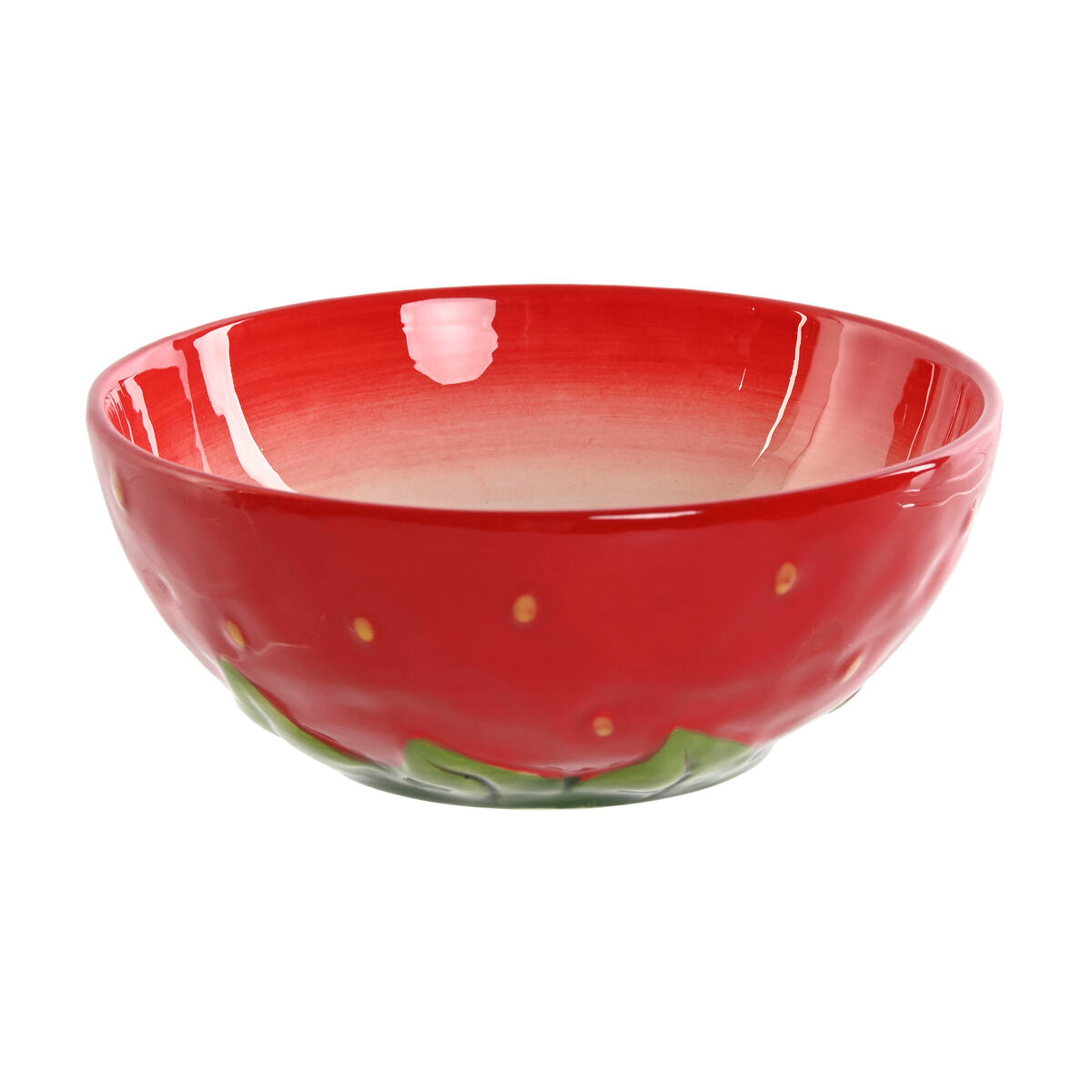 Bowl Home ESPRIT Red Stoneware Modern 15,4 x 15,4 x 6 cm