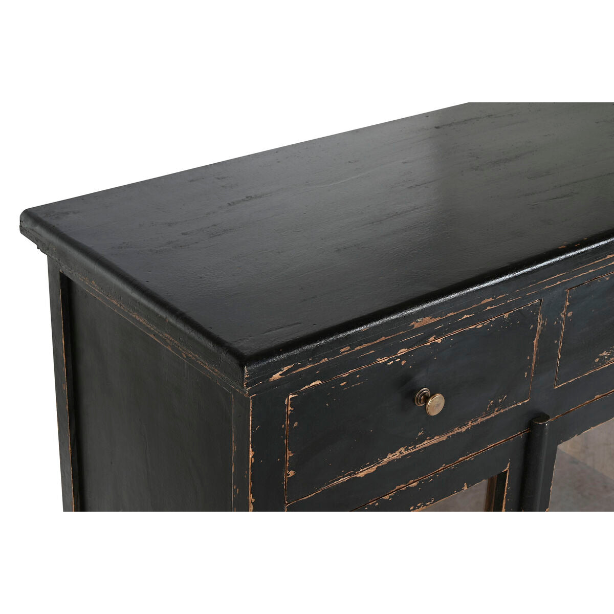 Sideboard Home ESPRIT Black Mango wood 160 x 40 x 100 cm Home ESPRIT