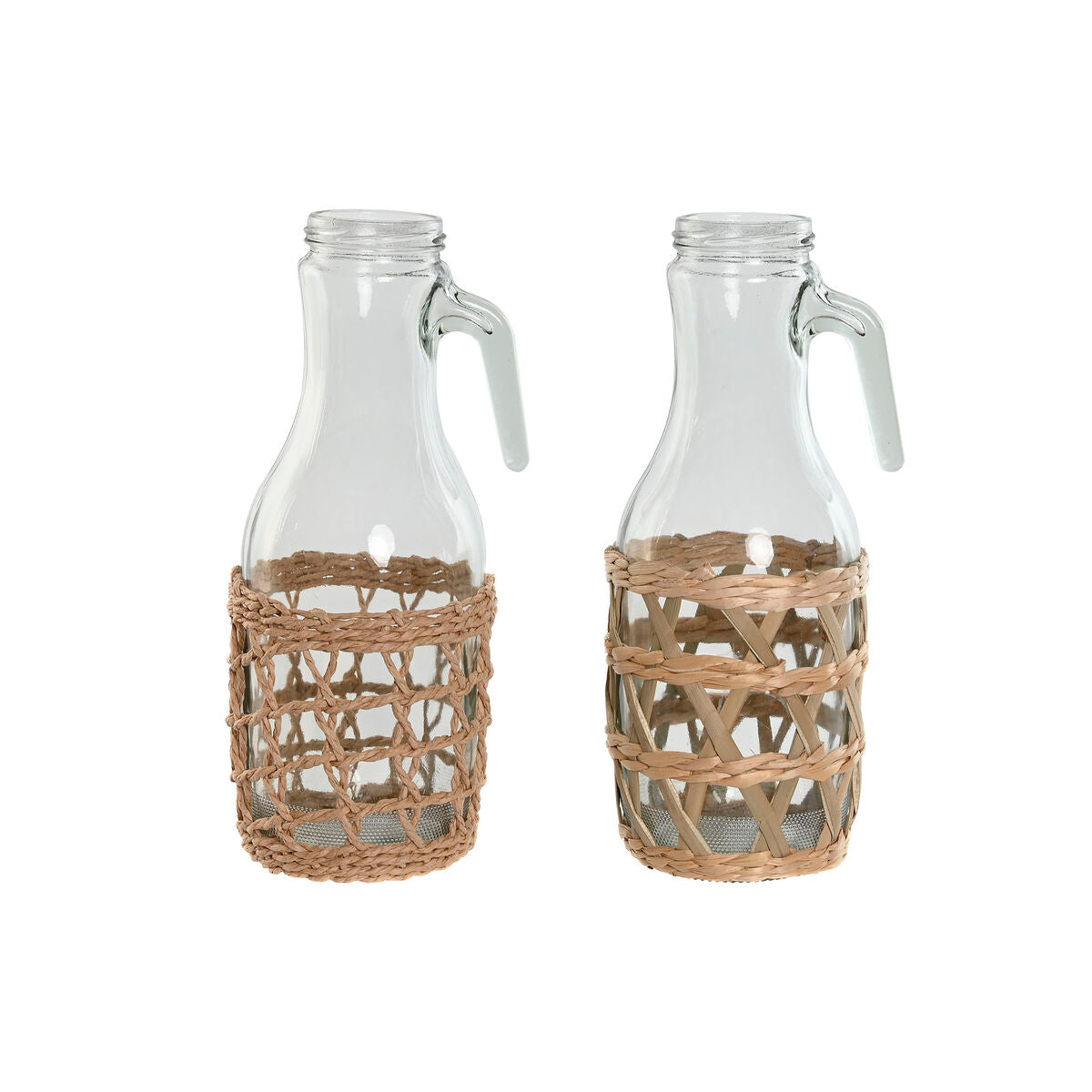 Jug Home ESPRIT Natural Crystal Fibre (2 Units)