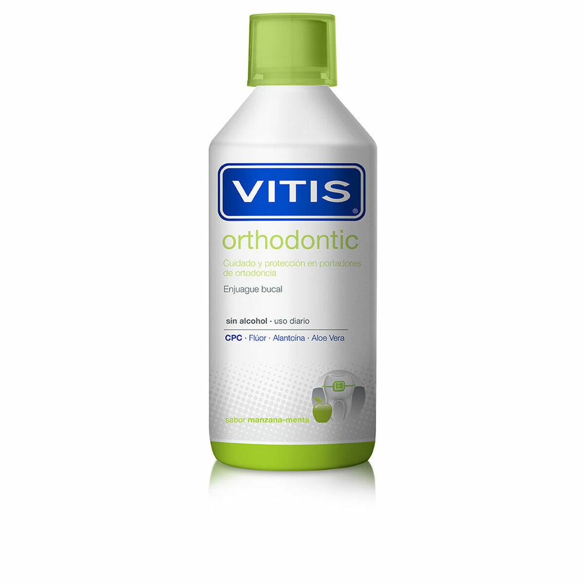 Mouthwash Vitis Orthodontic Mint Apple 1 L Vitis