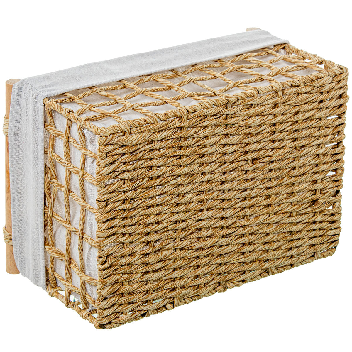 Set of Baskets Alexandra House Living 03850 Brown Wood wicker Rattan (6 Units)