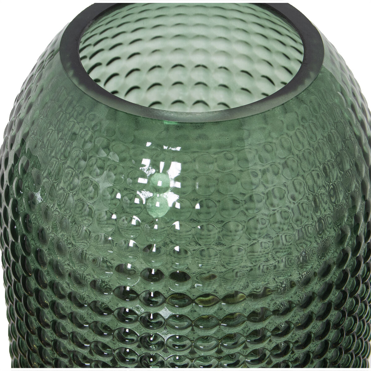 Vase Alexandra House Living Green Golden Crystal 11 x 20 cm Alexandra House Living