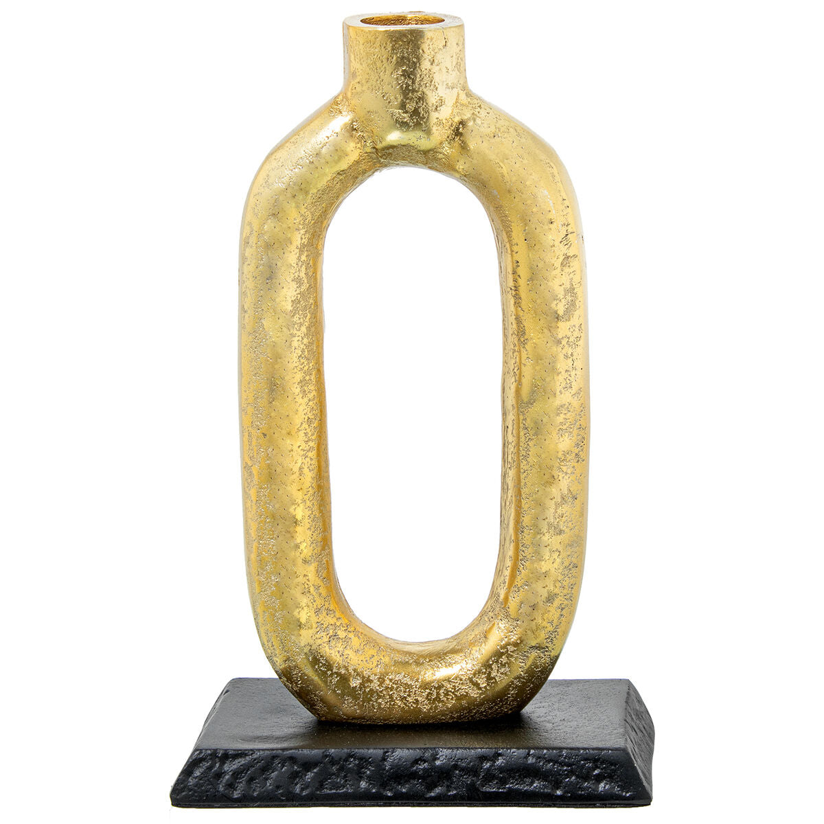 Candle Holder Alexandra House Living Golden Aluminium 14 x 8 x 22 cm 14 x 22 x 8 cm Alexandra House Living