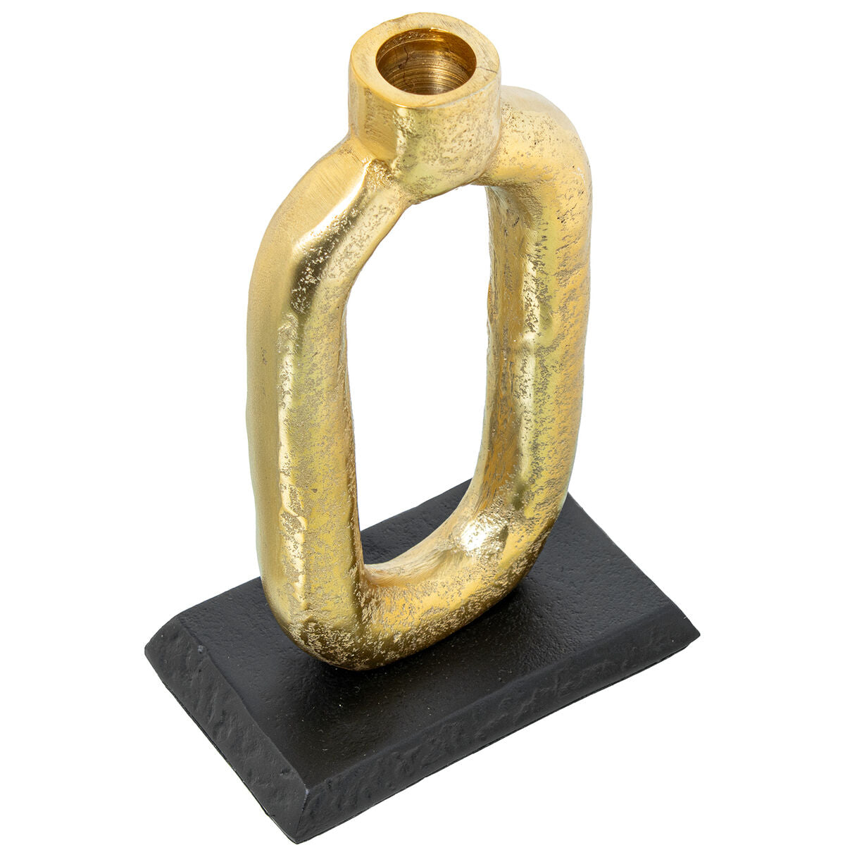 Candle Holder Alexandra House Living Golden Aluminium 14 x 8 x 22 cm 14 x 22 x 8 cm Alexandra House Living