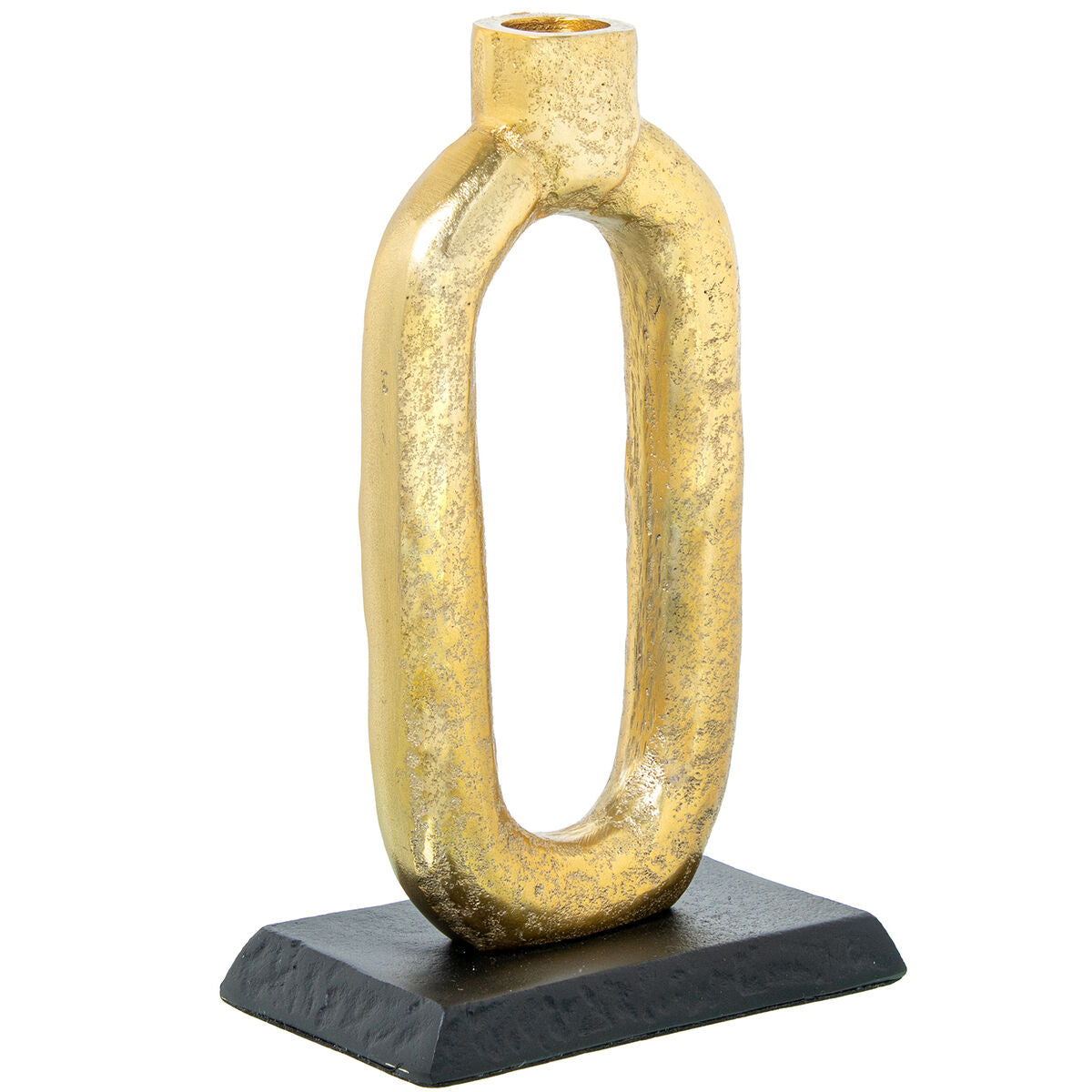 Candle Holder Alexandra House Living Golden Aluminium 14 x 8 x 22 cm 14 x 22 x 8 cm Alexandra House Living