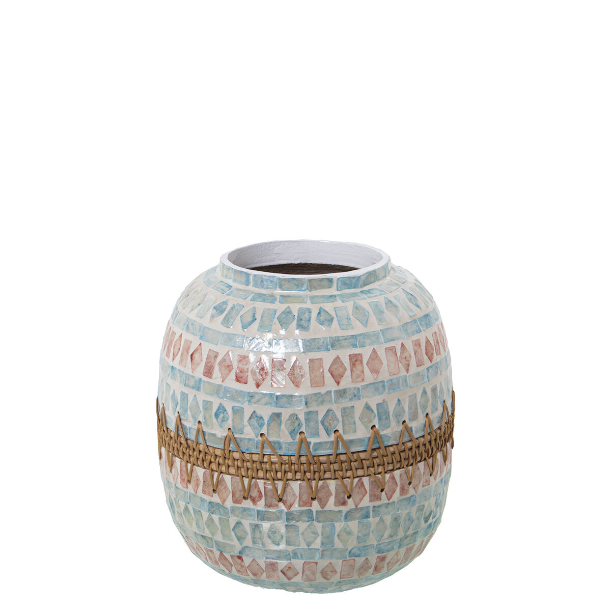 Vase Alexandra House Living Mother of pearl 20 x 20 x 23 cm Alexandra House Living