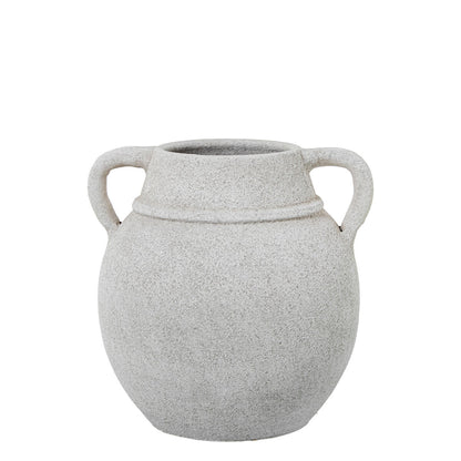 Vase Alexandra House Living White Ceramic 25 x 25 x 25 cm Alexandra House Living