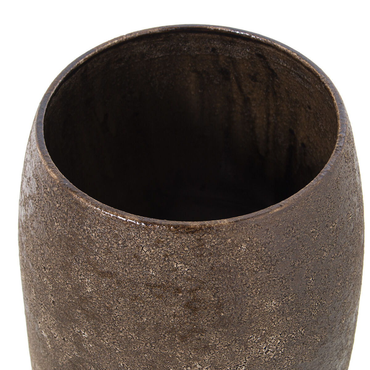 Vase Alexandra House Living Dark brown Ceramic 22 x 22 x 34 cm Alexandra House Living