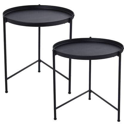 Set of 2 tables Alexandra House Living Black