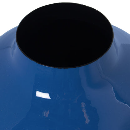 Vase Alexandra House Living Dark blue Metal 21 x 21 x 21 cm Alexandra House Living