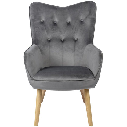 Armchair Alexandra House Living Grey 65 x 99 x 71 cm