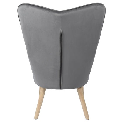 Armchair Alexandra House Living Grey 65 x 99 x 71 cm