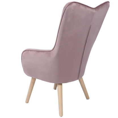 Armchair Alexandra House Living Pink 65 x 99 x 71 cm